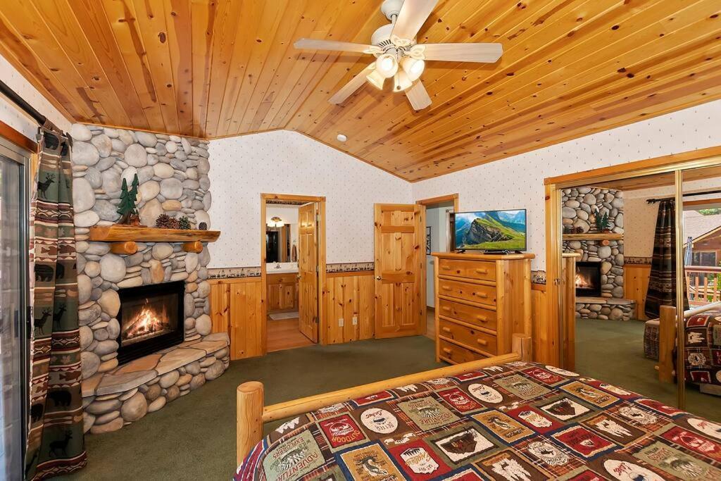 Вилла Teakwood - 3-Br Spa, Fire Pit, Quiet, Ac, Centrally Located Биг Бэар Лейк Экстерьер фото